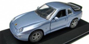 NZG 1/43 Porsche 968 CS 1993 - Horizon Blue Metallic Coupe
