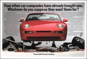 Porsche 968 Ad – Four other car companies