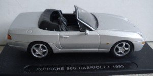 DeAgostino / High Speed Porsche 968 Cabriolet Polar Silver 1/43