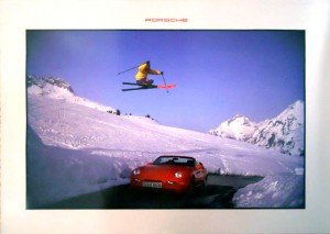 porsche968cabroadgapskier